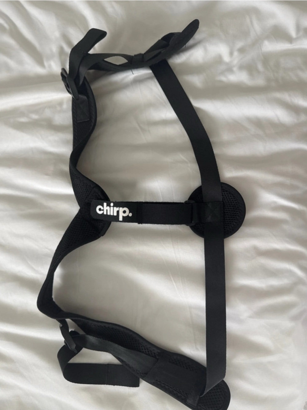 Chirp Black Posture Support Harness - Adjustable Shoulder Brace
